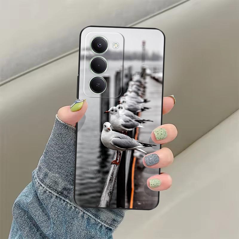 For Redmi 15 Case 2025 Cute Flowers Coque Soft Liquid Silicone Back Cover For Redmi 15 Phone Cases Redmi15 5G 4G Fundas Shells