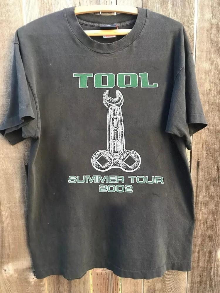 

Rare Summer 2002 Tour TOOL Lateralus Pre-Seminal Charcoal Unisex T-Shirt Tops Tee 2XL