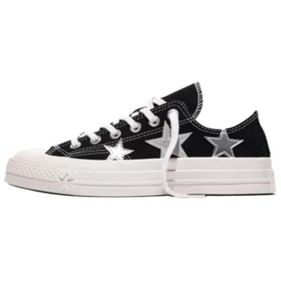 Chuck 70 X Star Print Low Top Canvas Sneakers Unisex Sneakers Black A24220C