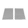 Ember Baffle Set of 2 for Standard Fireplaces 7 5x11 8 inches Black