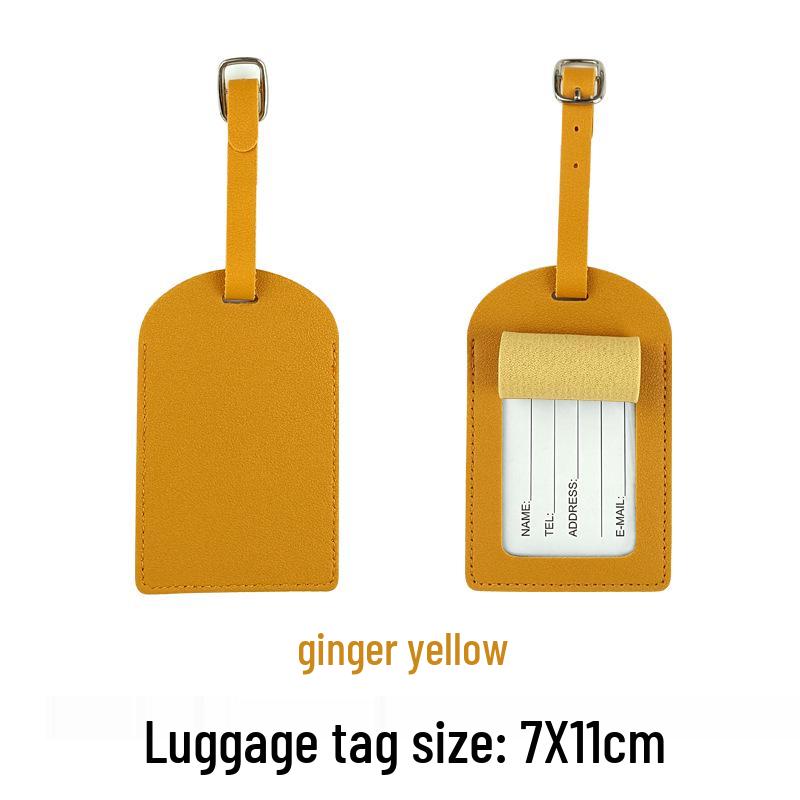 Customizable PU Leather Passport Holder & Luggage Tag Set with Paper Card Inclusion