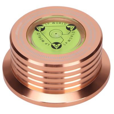Plattengewichtsstabilisator, Aluminium-Plattenspieler-Scheibenklemme mit Wasserwaage für LP-Plattenspieler