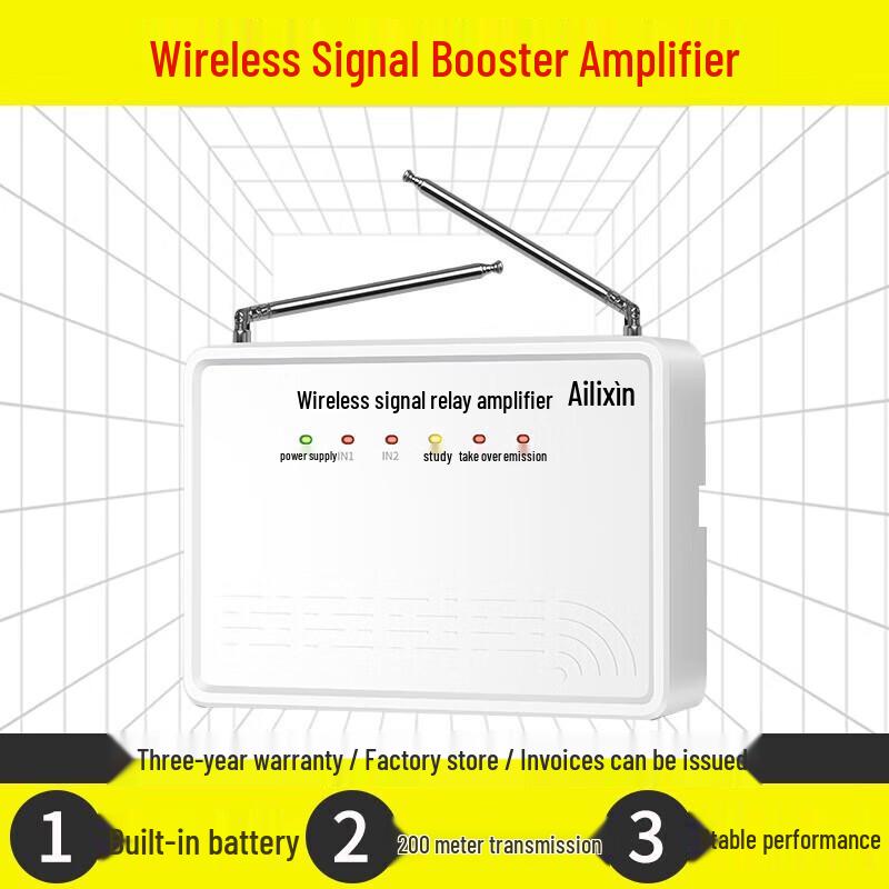 Likaoan Wireless Smoke Detector & Signal Enhancer