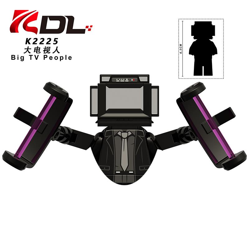 Duchess Toilet Man New Gman5.0 Blocks Female Special Forces Bricks For Toys Gifts Action Figures Building Blocks For Children