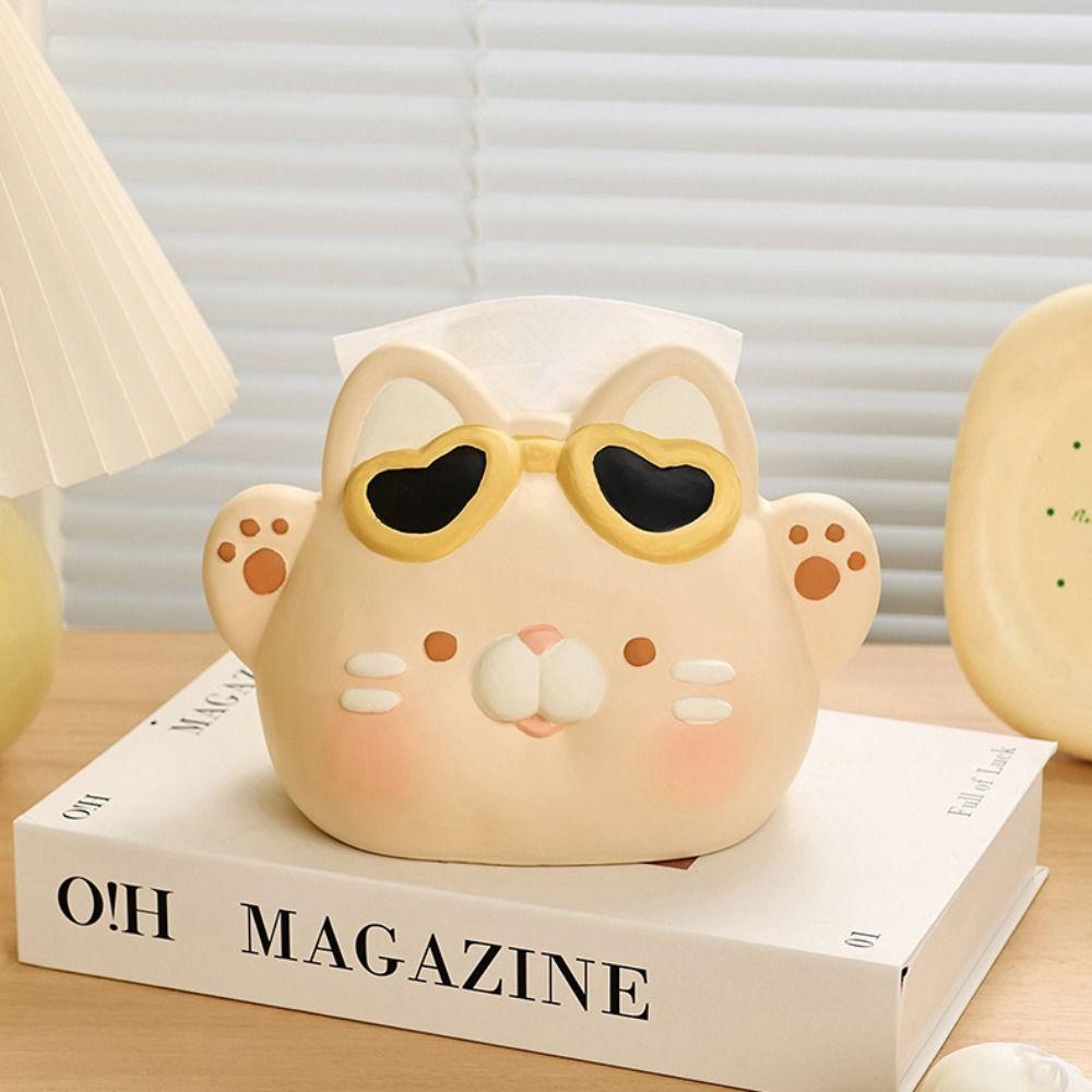 Cartoon Tissue Box Cute Napkin Storage Box Craft Paper Box  Hotel