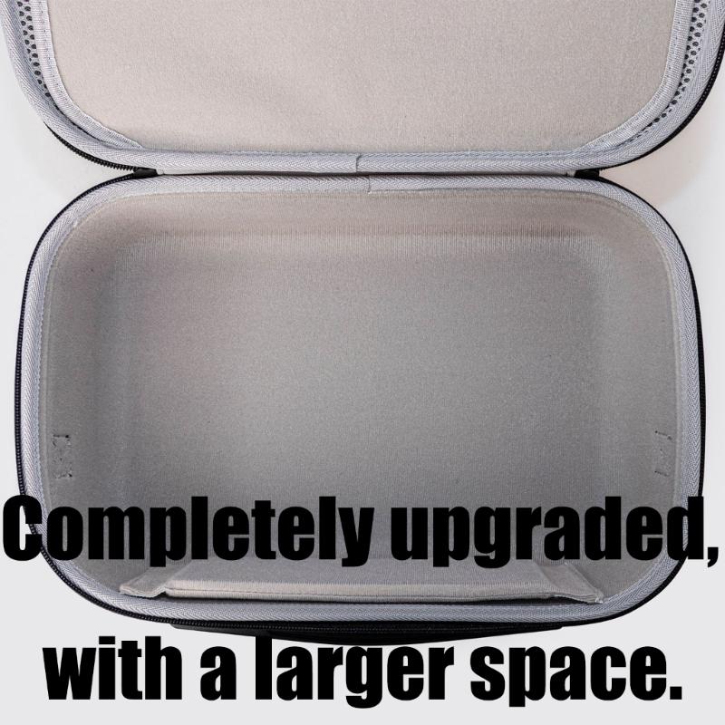 Heavy Duty Controller Storage Box Lightweight Travel Carrying Case with Shoulder Strap for Studio Host Accessories