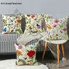 Fresh Plant Throw Pillow - Home Decor Pillowcase for Bedside or Sofa