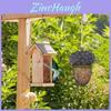 Modern Minimalist Hummingbird Acorn Bird Feeder Resin Craft Garden Decor Item