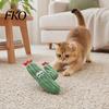 Portable Cat Toy Catnip Cactus Toy, Stuffed Chew Soft Adult Plush Kitten Kicker for Indoor Cats Biting