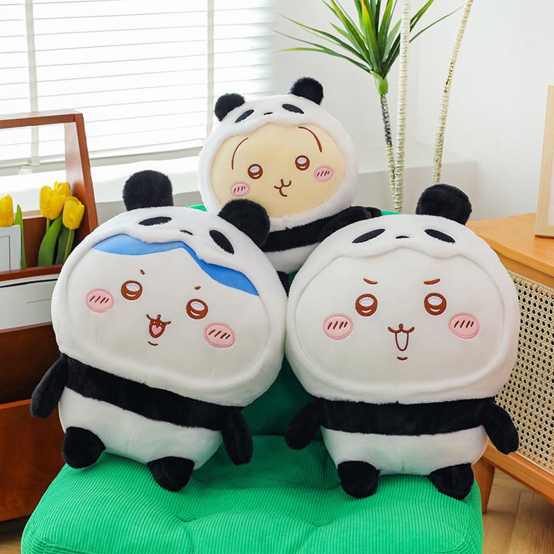 Chiikawa Toy Plush Panda Cartoon Stuffed Animal Doll Room Decoration Gifts Kids