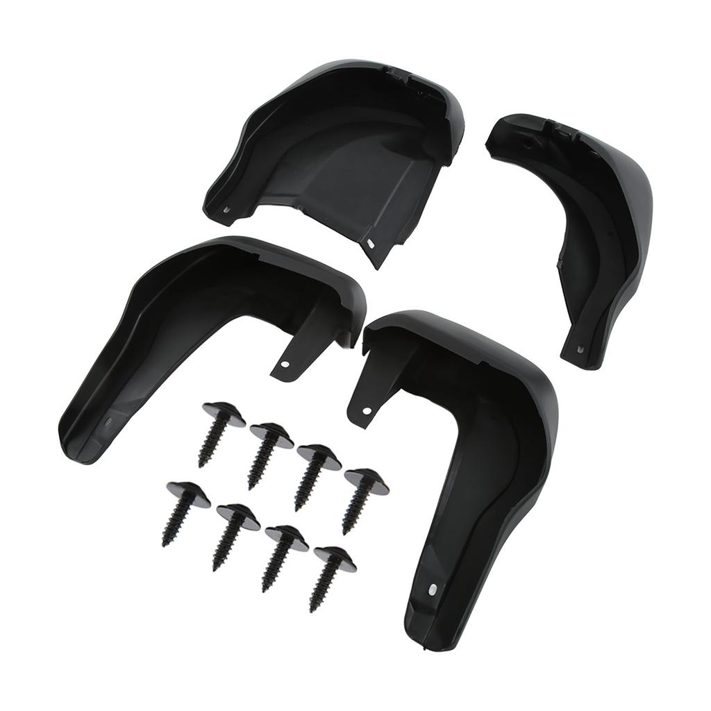 4-delat set Bilstänkskärmar Fram Bak Stänkskydd Stänkskärmar Svart Ersättning för CRV 20122016