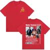 Rapper Myke Towers Music Album Cover T Shirt Men's Clothing Harajuku High Street Oversized T-shirts O-Neck Cotton T-shirt
