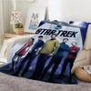 Star Trek Throw Lightweight 240g Flannel Blanket Soft Skin-friendly for Summer Cooling