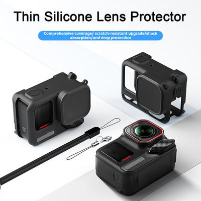 Action Camera Protector Lens Protective Cover Shock-proof Impact Resistant Easy Installation Action Camera Silicone Case for Insta360 Ace Pro 2