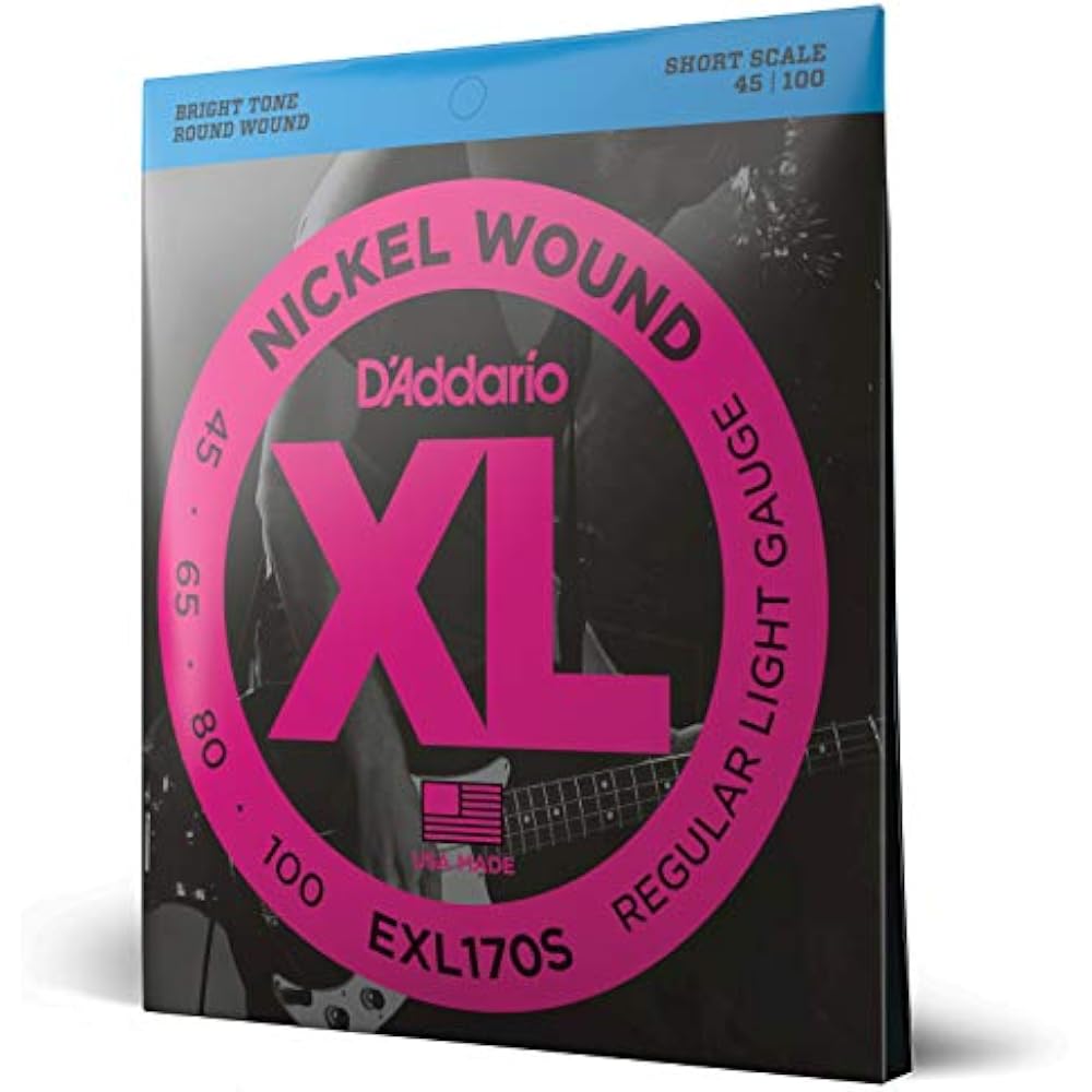 D Addario Daddario Bass String Nickel Short Scale .045-.100 EXL170S [Domestic Genuine]