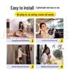 Compact Wireless Home Surveillance Camera with Mobile Connectivity and High-Definition Viewing, No Monitor or Plug-In Required