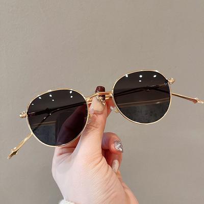 Korean Fashion Sunglasses Women Vintage Retro Round High Quality Female Sun Glass