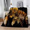 3D Honey Bee Insect Cartoon Soft Plush Blanket,Flannel Blanket Throw Blanket for Living Room Bedroom Bed Sofa Picnic Cover Kids