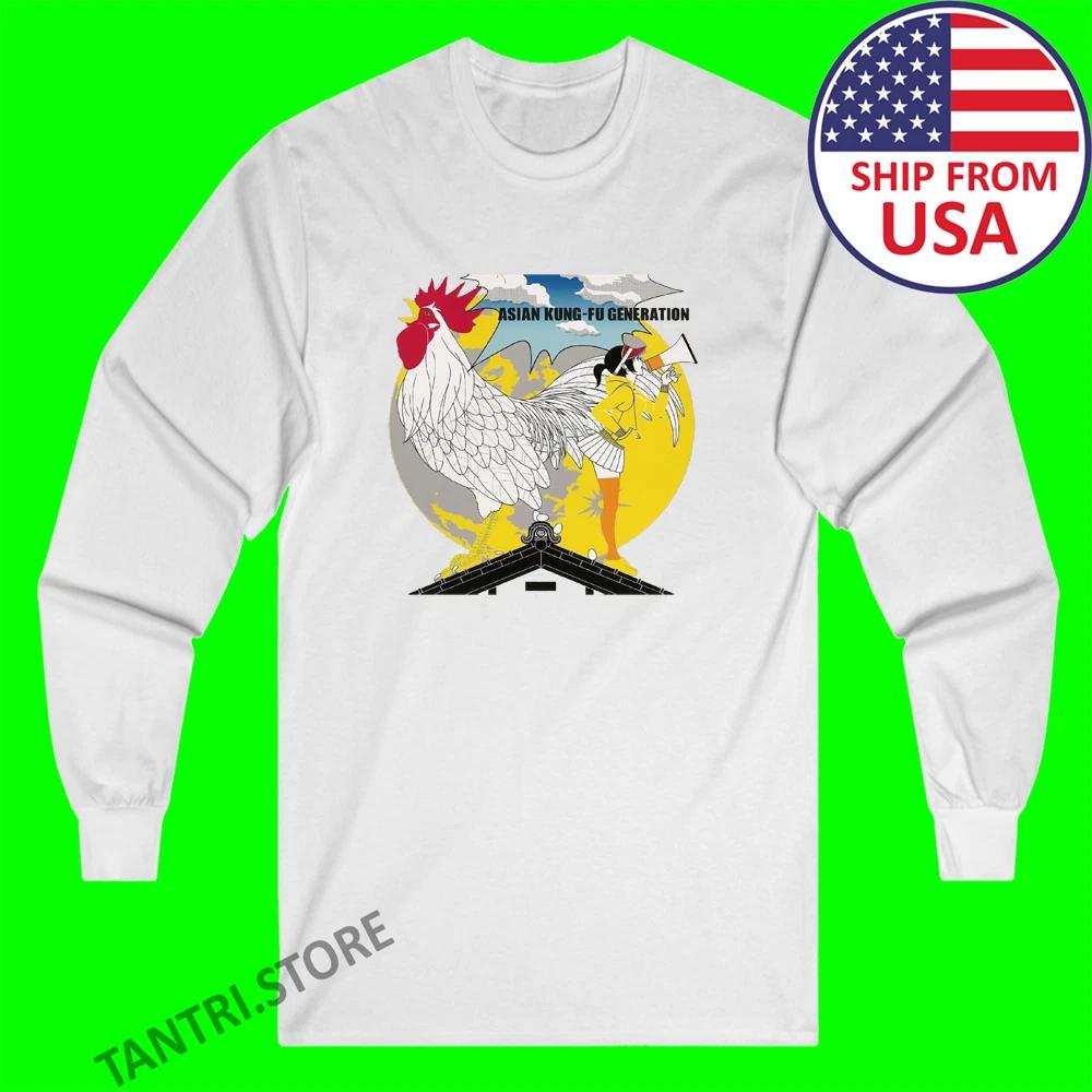 Asian Kungfu Generation Men s White Size S to 2XL M