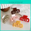 Chic Geometric Design Acetate Hair Claw Clips In Bright Candy Colors For Stylish Looks
