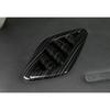 Bright Black Dashboard Side Vent Overlay Cover 2X For Benz GLA CLA ABS 2013-