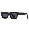 New fashionable small frame sunglasses, European and American personalized box sunglasses, versatile thick frame INS style, too