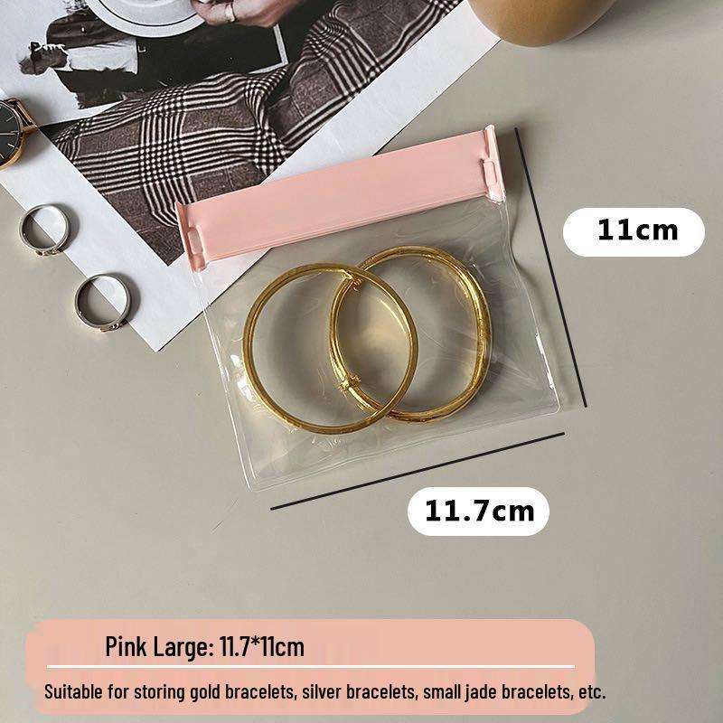 Thick EVA Jewelry Storage Box for Rings, Earrings, Necklaces - Portable, Anti-Oxidation