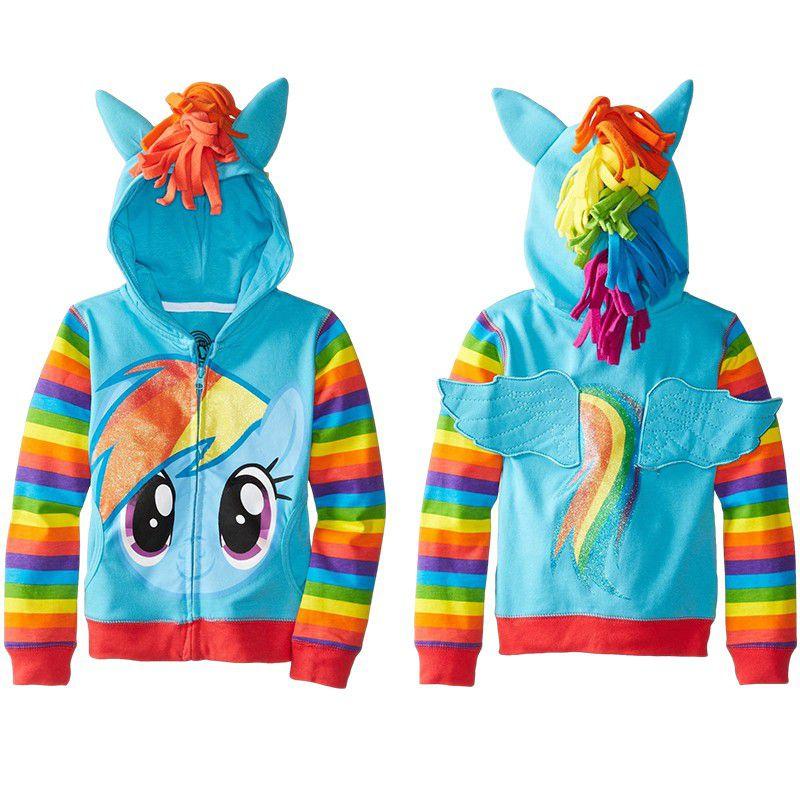 My Little Pony 3D Hoodie Voor Jongens En Meisjes Zacht En Ademend Sweatshirt Jack Met Prachtig Vakmanschap