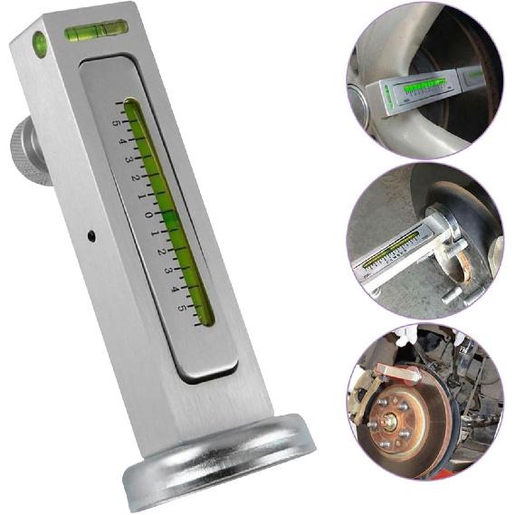 Adjustable Magnetic Gauge Tool, Wheel Camber, Caster Pillar and Wheel Alignment Tools for Automotive Truck RV Tire Repair