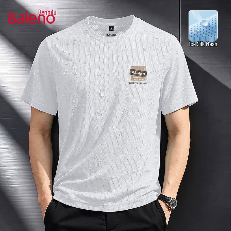 Baleno Men's Ice Silk Cooling Short Sleeve T-Shirt