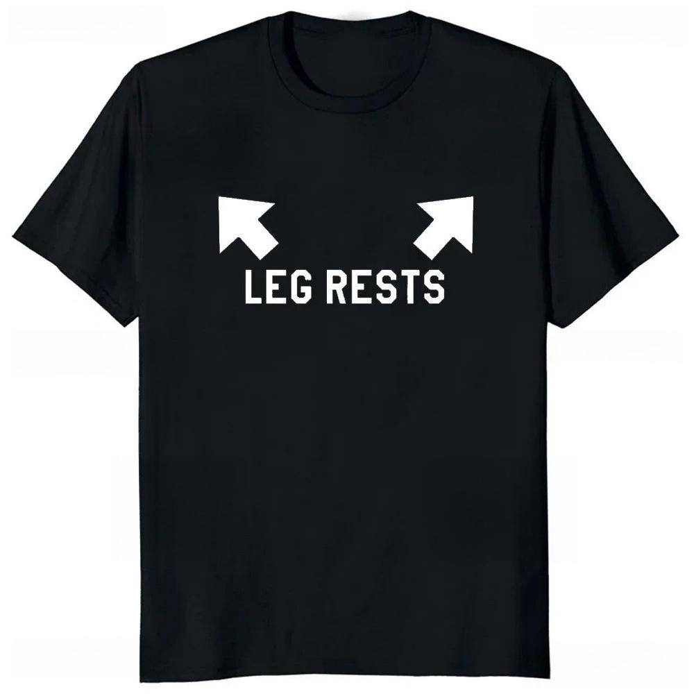 Humor Printed Leg Rests Dad Joke Adult T-Shirt Hip Hop Casual Fashion Loose Streetwear Man Tshirt Hot Sale Breathable Tops S