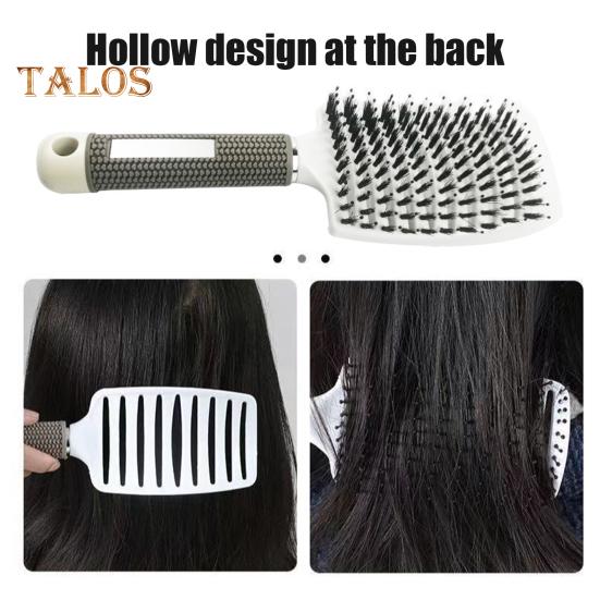 Belüftete Haarbürste, tragbar, antistatisch, dünn, dick, lockig, lang, nass, trocken, Paddelbürste für Frauen und Mädchen, Kopfhautmassage, Haarstyling, Entwirrungskamm