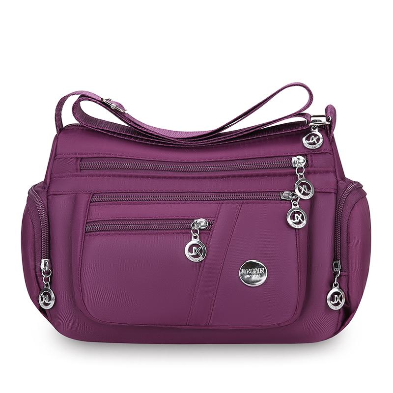 Crossbody Bag New Multi Compartment NYLON Cloth Fashionable Casual Trend Middle-aged and Elderly Mother Bag Shoulder Bag