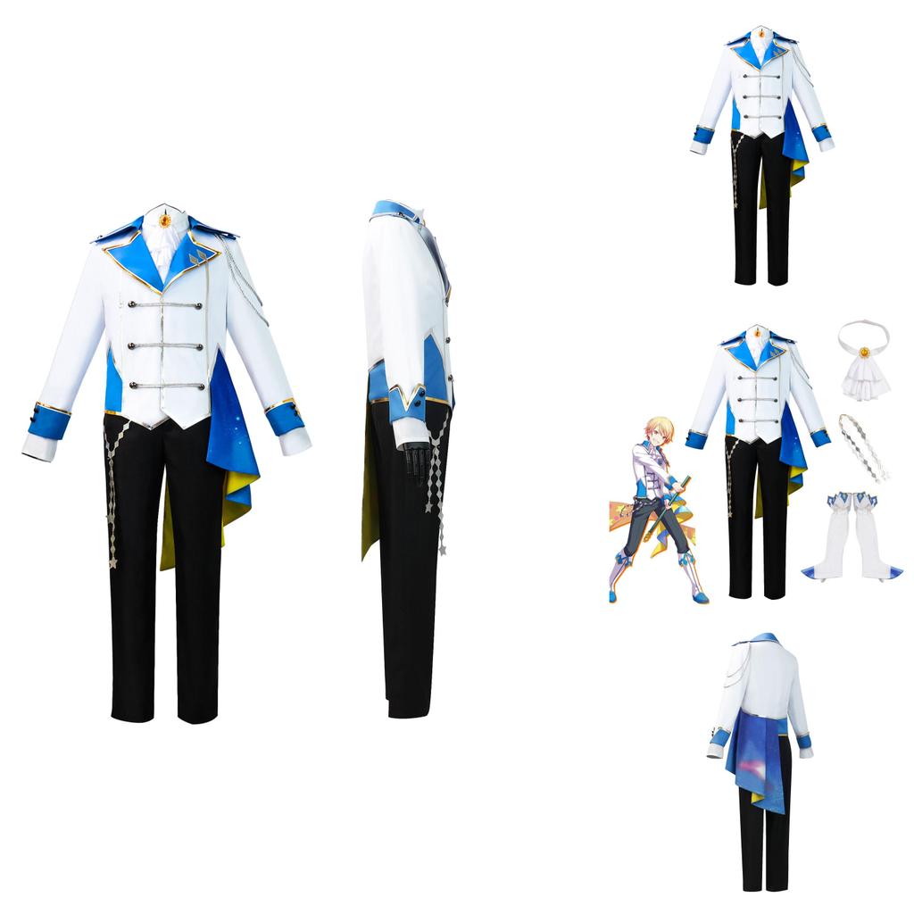 Tenma Tsukasa Halloween Cosplay Costume Set With Polyester Fabric For Anime Fans