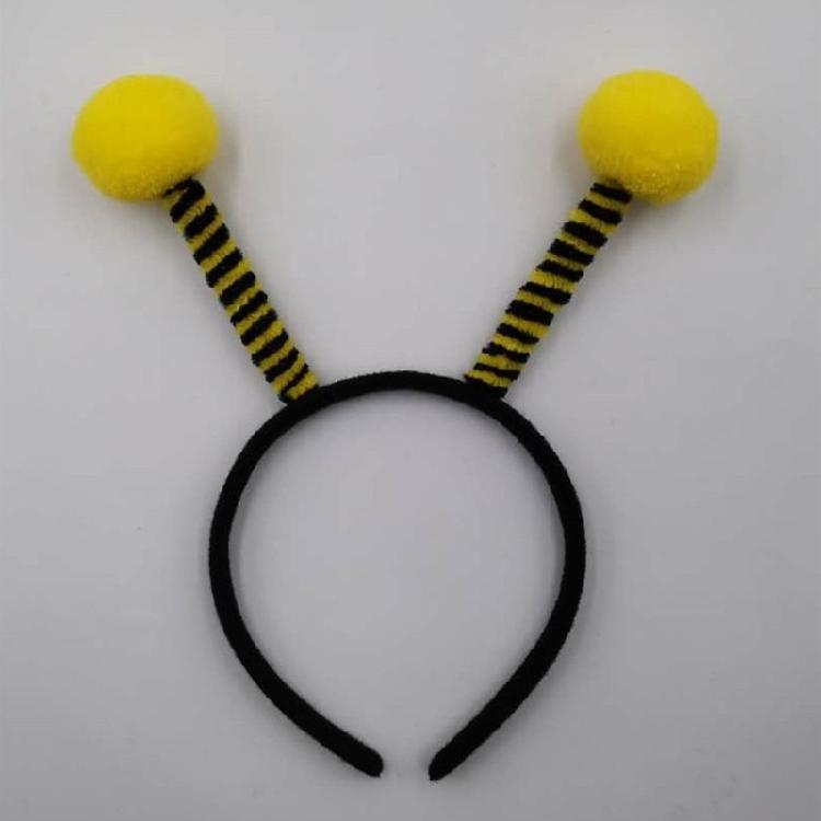 Zestaw Kostiumu Pszczoły Miodnej dla Dzieci Dorosłych Opaska na Głowę z Antenkami Okulary z Antenkami Halloweenowe Akcesoria Imprezowe Cosplay