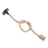1.5m/4.92ft Pendant Light Hemp Rope Pendant Bulb Holder Retro Hanging Light  Bar