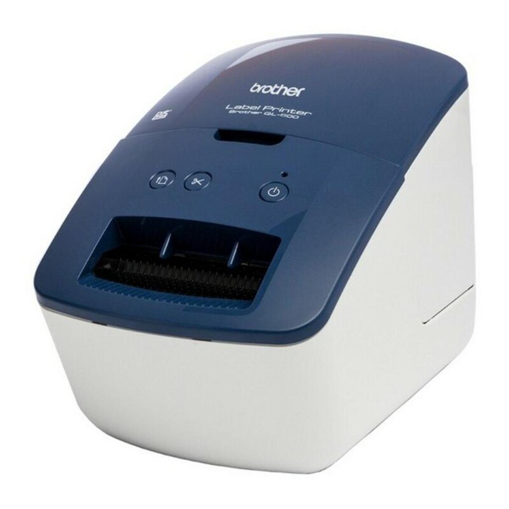 Brother QL-600B label printer 62 mm Blue White