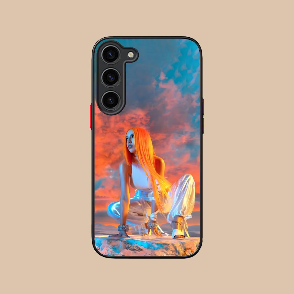Fashion Ava Max Silicone Mobile Phone Case for Samsung Galaxy S26 S25 S24 S23 S22 S21 Plus FE Ultra Colorful Cover