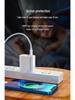 PD20W Dual Port A+C Charger for iPhone 16/15/14 - Super Fast Charging, 3C Certified