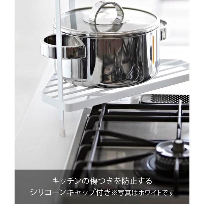[Tower] Kitchen Corner Rack Black