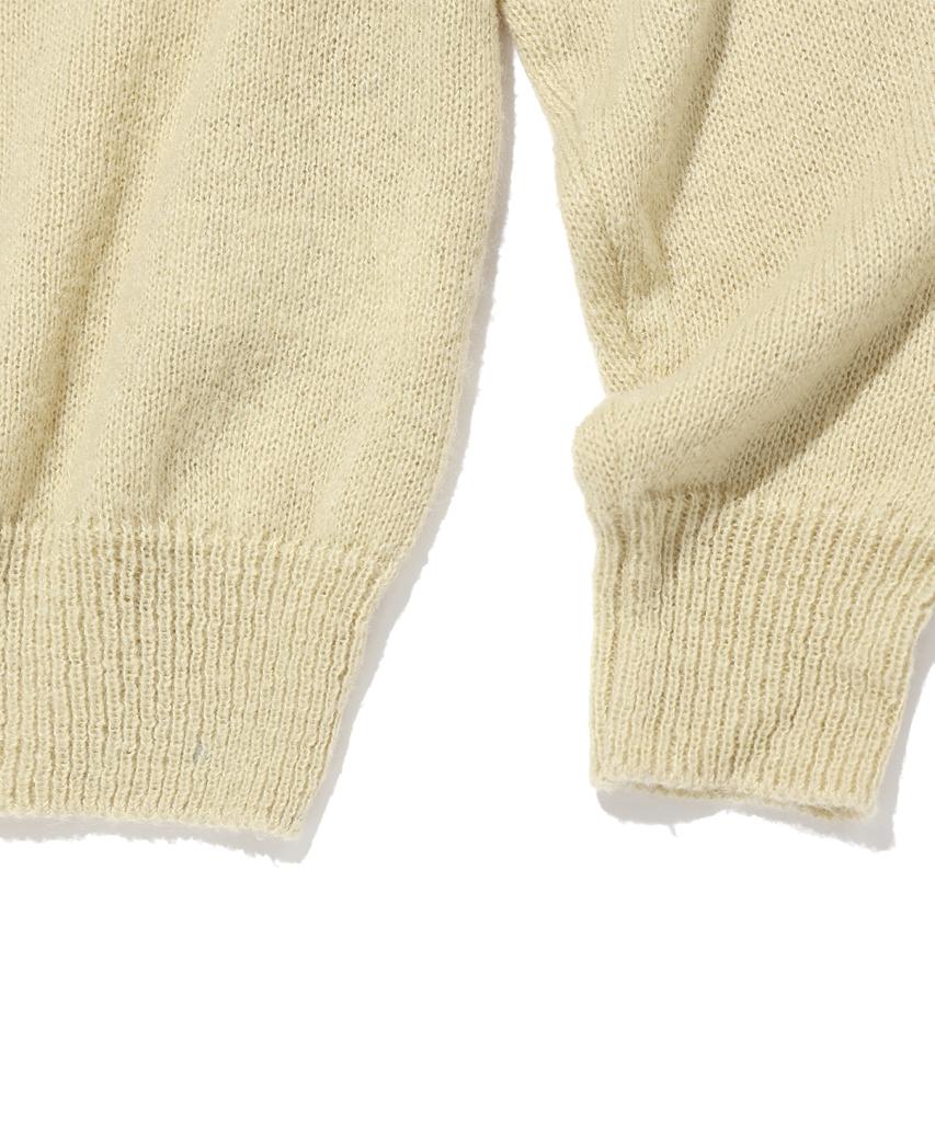 AOTT Unisex Snug Mohair Knit Ivory