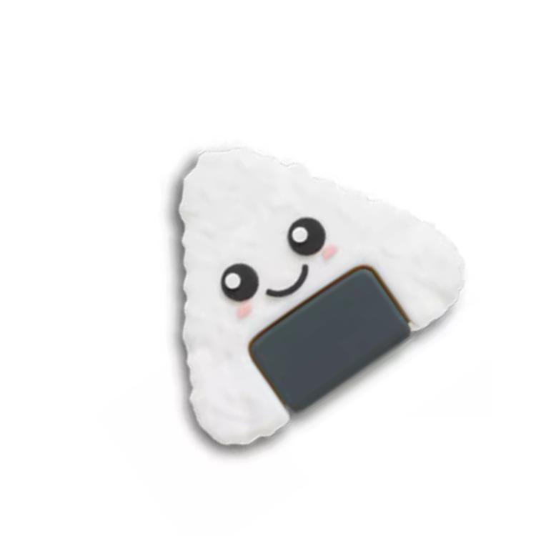 Crocs Rice Design PVC Shoe Accessories Unisex White