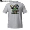 Undead Mage T-Shirt Mens Womens Tees Top – Glowing Eyes Zombie Warlock Magic Horror Tee