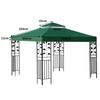Tenda Tenda da Giardino Campeggio 3x3M Riparo Telo Impermeabile Esterno Copertura Ombra Soleale Gazebo Terrazza Edifici Giardino