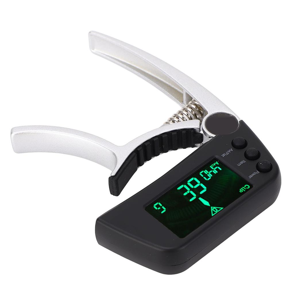2 In 1 Guitar  Tuner LCD Display Digital Tuning  for Acoustic Electric Classical Guitars Uku
