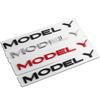 1Pc 3D ABS Car Model Y/3 Badge Letter Sticker Trunk Decoration Decal For Model Y 2026 Model3 Auto Valve Cap Accessories