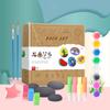 Rock Painting Arts and Craft Kit DIY Acrylic Paint 3D Paint with Stones Paintbrushes Brackets Gift