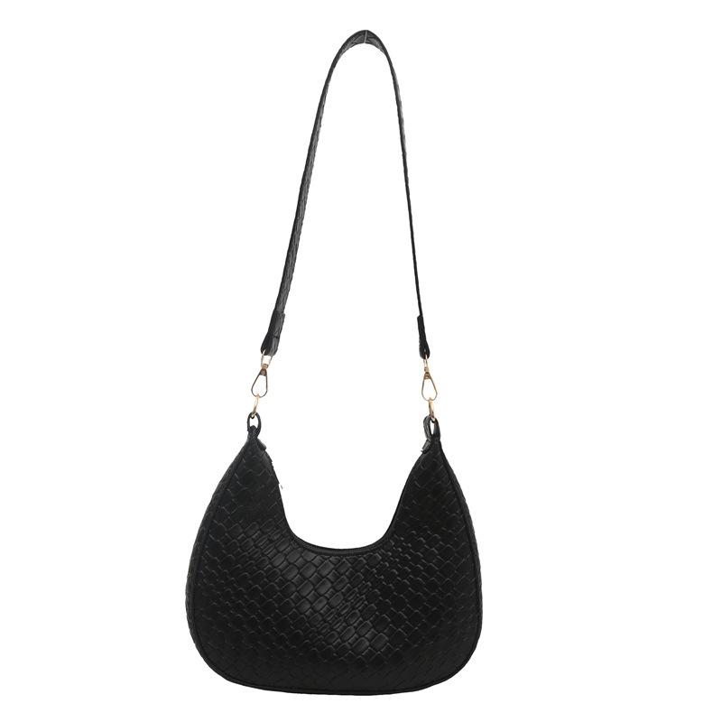 French Woven Crescent Bag Niche Design 2025 New Versatile High-end Texture Fashion Shoulder Bag Underarm Bag Women