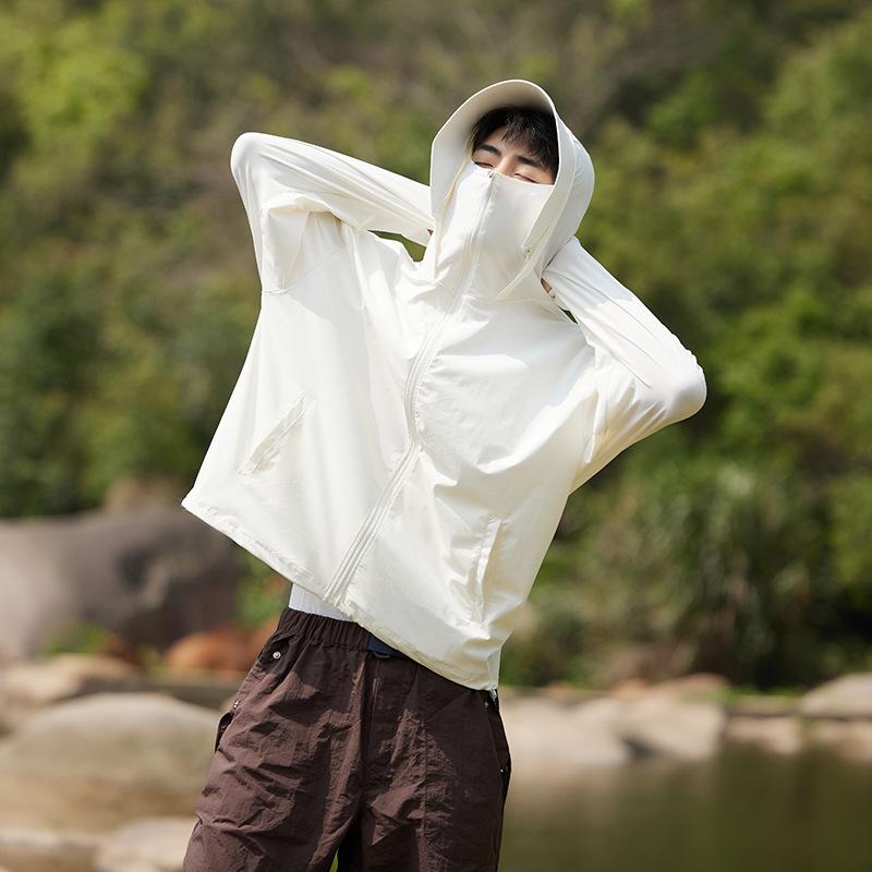 2025 Lightweight Breathable Ice Silk Sun Protection Clothing - Plus Size, Unisex, Summer Outdoor Wear