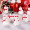 NOLITOY Set of 3D Resin Snowman Christmas Miniature Christmas Decorations for and Other Christmas Random Style 13-Piece Figurines, Ornaments, Home,